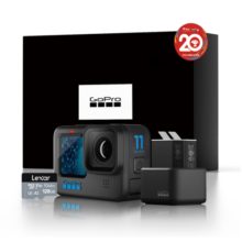 GoPro HERO11 Black防抖运动相机 增强续航 防水相机 vlog潜水滑雪摄影摄像 【单机+增强双充+128G】