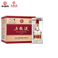 20点！WULIANGYE 五粮液 52度500ml*6第八代普五水晶瓶 浓香型 整箱