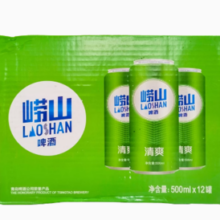 百亿补贴！TSINGTAO 青岛啤酒 崂山清爽 500ml*24罐