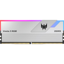 31日20点：宏碁掠夺者（PREDATOR）32G(16G×2)套装 DDR5 台式机内存条 Vesta II 炫光星舰RGB灯条(C32) 星光银