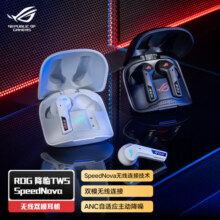 ROG降临TWS Speednova真无线 入耳式游戏耳机 蓝牙无线 游戏手机配件  运动耳机 主动降噪  黑色