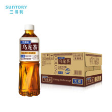 PLUS会员：SUNTORY 三得利 无糖乌龙茶饮料 500ml*15瓶 整箱装*3件