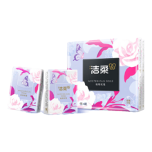 20日20点，限量1000件：洁柔手帕纸 秘境玫瑰4层面巾纸7片*12包
