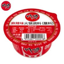 PLUS会员：川崎 火锅蘸料 芝麻酱花生酱 香辣蘸料 麻辣味100g*6件