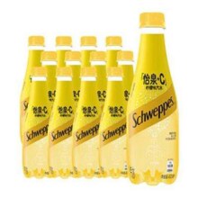 移动端：Schweppes 怡泉 +C柠檬味苏打水400ml*12瓶汽水饮料整箱