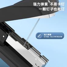 deli 得力 文具0309订书机标准型大小号加厚层办公商务白领用品省力定书机12号钉基础型学生资料纸手动多功能装订器