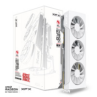 31号20点！XFX 讯景 RX 7800 XT 凤凰涅槃 16GB 白色 游戏显卡