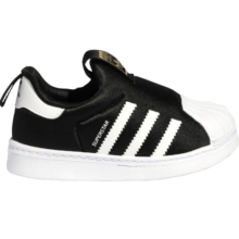 阿迪达斯（adidas）童鞋三叶草童鞋春秋款男女婴童软底贝壳头运动鞋 GX3233黑色