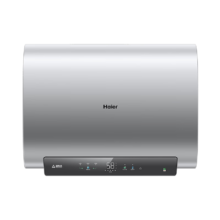 预售、PLUS会员：Haier 海尔 扁桶系列 EC6001HD-BK1银U1 储水式电热水器 60L 3300W
