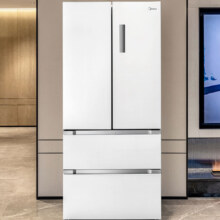 再降价、预售、PLUS会员：Midea 美的 BCD-508WTPZM(E) 多门冰箱 508L 白色