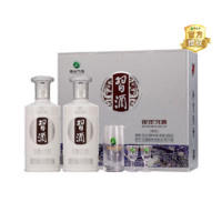 XIJIU 习酒 银质酒53度酱香型白酒500ml*2瓶礼盒装(内含酒具) 过节送礼