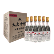 PLUS会员:大庆老窖浓香型白酒 52度 500mL 6瓶 【整箱装】