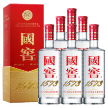 京东百亿补贴：泸州老窖 国窖1573 52度500ml*6瓶整箱装（新老包装随机发货）开通1号会员店赠鸡蛋