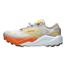 20点开始：BROOKS 布鲁克斯 越野跑鞋 男 缓震运动鞋 Cascadia17山啸7 白沙/卡其灰/黄色/橘色 45