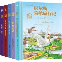 世界名著童话美绘珍藏版（套装5册）格林童话 安徒生童话 尼尔斯骑鹅旅行记 一千零一夜 爱丽丝梦游仙境