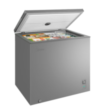 美的（Midea）小冰柜家用100L/143L/200L租房用冷藏冷冻两用小型冷柜一级能效节能净味减霜六档调温立式小冰箱 【减霜80%】 200L