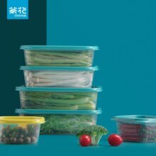 plus会员:茶花（CHAHUA）保鲜盒套装 大号+中号共6个装