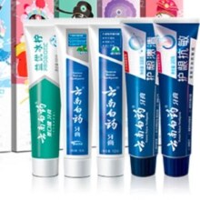 plus会员:云南白药 牙膏 国粹礼盒装 5支500g *3件