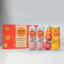 Goodfarmer 佳农 佳果源 蜜桃/橙汁复合果汁 1L*4瓶整箱装