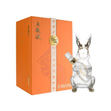 京东百亿补贴：WULIANGYE五粮液 兔年生肖纪念酒 浓香型白酒52度 52%vol 500mL 1瓶