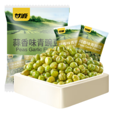 首购、PLUS：甘源蒜香味青豌豆青豆豌豆粒休闲零食坚果炒货特产小吃食品量贩500g