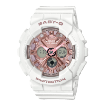 卡西欧（CASIO）手表女士BABY-G运动电子学韩表520送女友礼物BA-130-7A1