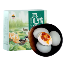 再降价，京东百亿补贴，Plus会员：都丰年白洋淀咸鸭蛋65g*20枚礼盒 红心流油下饭菜咸蛋黄 开袋即食咸鸭蛋