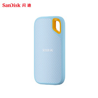 SanDisk 闪迪 至尊极速系列 E61 卓越版 USB3.2 移动固态硬盘 Type-C 1TB 蓝色