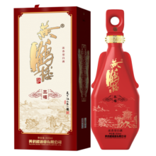 黄鹤楼酒 更上层楼 三楼 浓香型白酒 52度 500ml  单瓶装