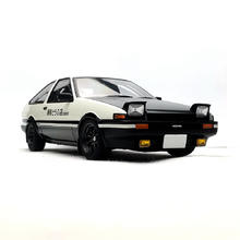中精质造 1/32 头文字D-AE86藤原拓海涂装版 汽车模型 送底座+合金车牌定制