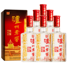 泸州老窖【美酒嗨购】六年窖头曲  浓香型白酒 52度 500mL 6瓶 白酒整箱装