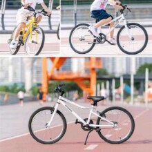 PLUS：迪卡侬（DECATHLON）儿童自行车 白色20英寸 单速（含脚撑+车铃）
