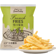 雪川食品 薯美1/4原味冷冻细薯条 500g/袋