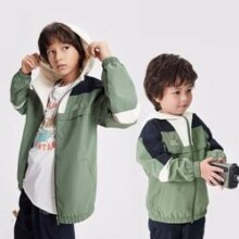 再降价、6日10点：ANTA 安踏 男童连帽风衣