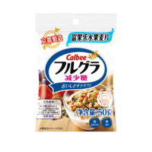 PLUS会员：卡乐比早餐水果燕麦片 减糖味50克*8件