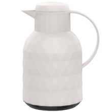 惠寻 京东自有品牌 保温保冷玻璃内胆暖壶 白按压款1L