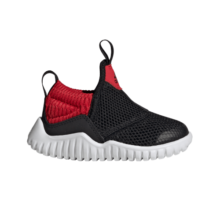 adidas「海马鞋」RapidaZen一脚蹬学步鞋男婴童阿迪达斯轻运动 黑色/红色 26.5(155mm)