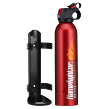 火焰战士 灭火器车载家车用干粉灭火器便携小型消防器材600g红色
