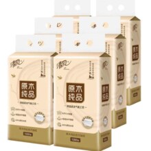 PLUS会员：清风挂抽悬挂式抽纸 6提整箱（送挂钩）