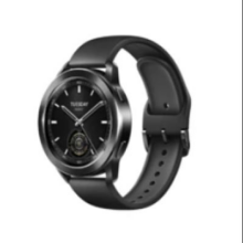 20点开始：Xiaomi 小米 Watch S3 蓝牙版 智能手表 47mm 黑色 氟橡胶表带