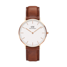 丹尼尔惠灵顿（DanielWellington）DW手表男 简约皮带男士手表 经典百搭男表520礼物DW00100035