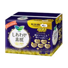 Laurier 乐而雅 F透气棉柔纤巧超长夜用护翼型卫生巾40cm*7片 进口姨妈巾