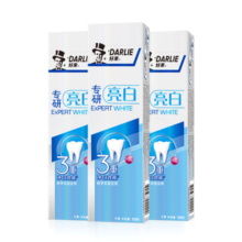 DARLIE 好来(原黑人)专研亮白牙膏3支装（360g）炫白牙齿