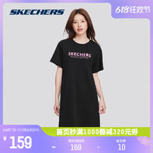 88VIP会员：SKECHERS 斯凯奇 2024新款女运动连衣裙短袖凉感舒适H版型时尚百搭