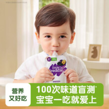 小皮（Little Freddie）【辅食618】多口味婴儿水果泥100g*10袋欧洲进口辅食泥宝宝西梅泥