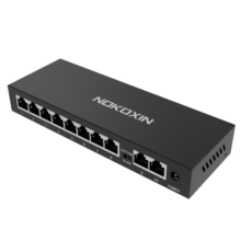 诺可信（Nokoxin） 10口全千兆交换机企业级交换机监控网络网线分线器分流器 NKSG01002