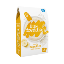 little freddie小皮高铁香蕉大米粉160g6月+原装进口婴儿辅食米糊米粉