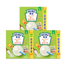 亨氏（Heinz）【3盒装】婴儿营养高铁米粉宝宝米糊婴幼儿辅食（6-36个月食用） 原味米粉 400g 3盒