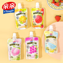 亲亲（Qinqin）蒟蒻吸吸果冻新鲜果汁冻  60g5种口味可选