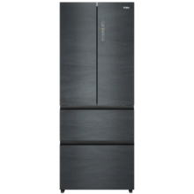 618预售、PLUS：海尔冰箱 410升 四开门法式冰箱